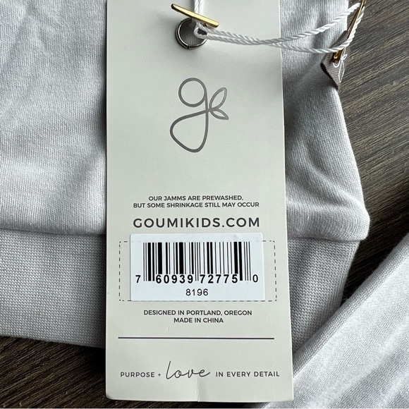 Goumi  Thermal Organic Cotton Jogger Set Color Stone - Picture 14 of 16